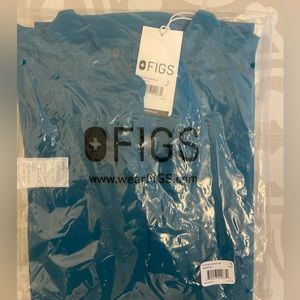 Figs Scrub Top- Rafaela size small (S), Pacific blue- NWT